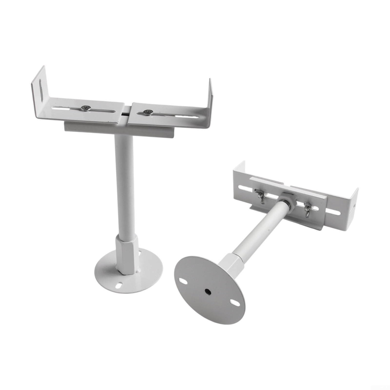 Soportes de suelo ajustables de aluminio para radiador, juego de 2 patas estables en forma de L de 11 a 36 cm, perfectas para radiadores de hierro fundido, fácil ajuste de tornillo
