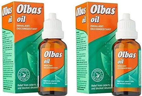 Olbas Oil 30ml (New Pack) - Inhalant Decongestant - ( 2 - Pack )