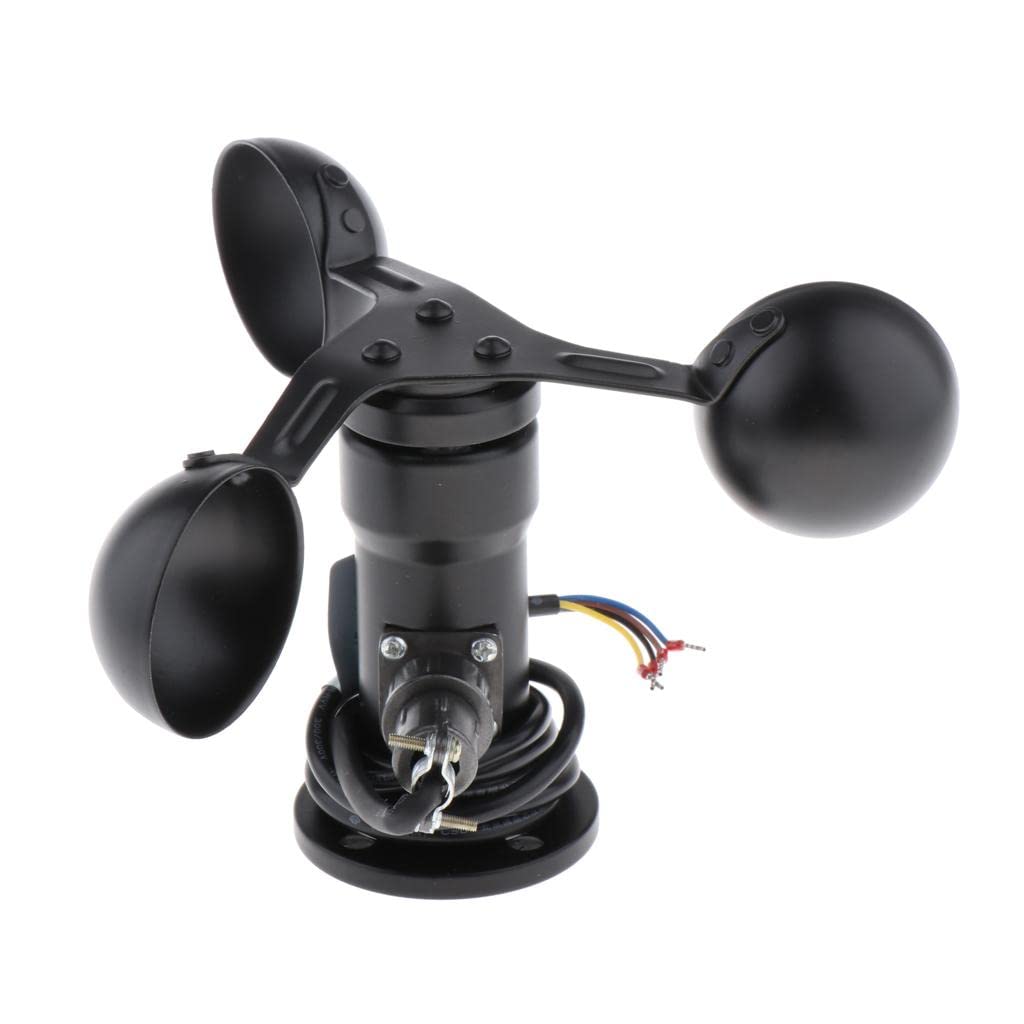 Wind Speed Sensor Three Cup Anemometer Gauges Measurement Output RS485-image-46