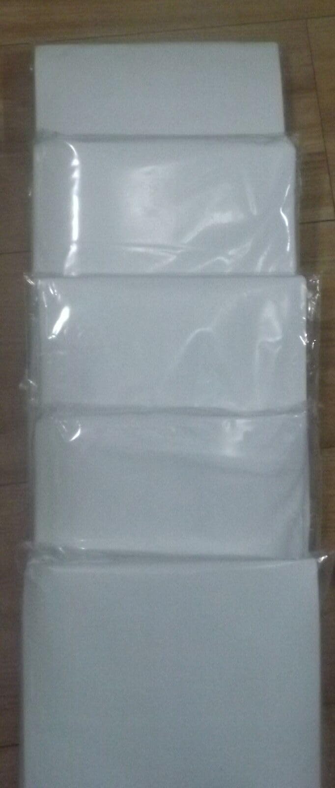 2x Fitted Sheets for MJ Crib Mattress Ophelia (White)