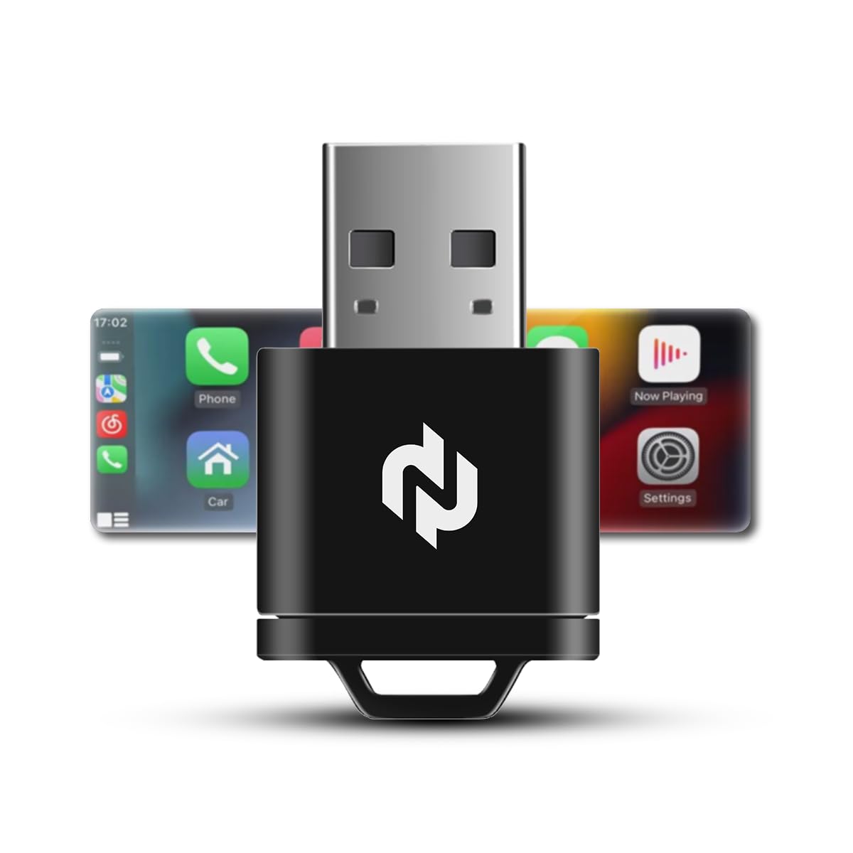 N Wireless CarPlay Adapter for Factory Wired CarPlay Cars – Convert Wired Apple CarPlay to Wireless, 5GHz Fast & Stable Connection, Plug & Play USB Dongle, Auto-Reconnect, Smooth Audio & Navigation-image-18