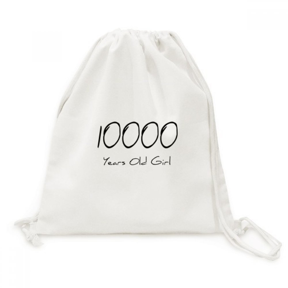 Toile Drawstring Backpack Fille Âge DIYthinker ultra résistant