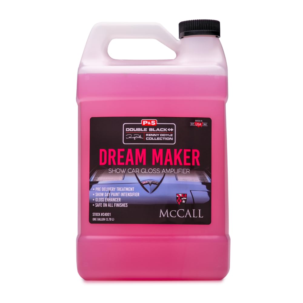 P & S Professional Detail Products Dream Maker - Show Car Exterior Gloss Amplifier Spray; Safe & Effective on Single Stage or Clear Coated Paint; Ultimate Protection for Vehicle Finish - 1 Gallon