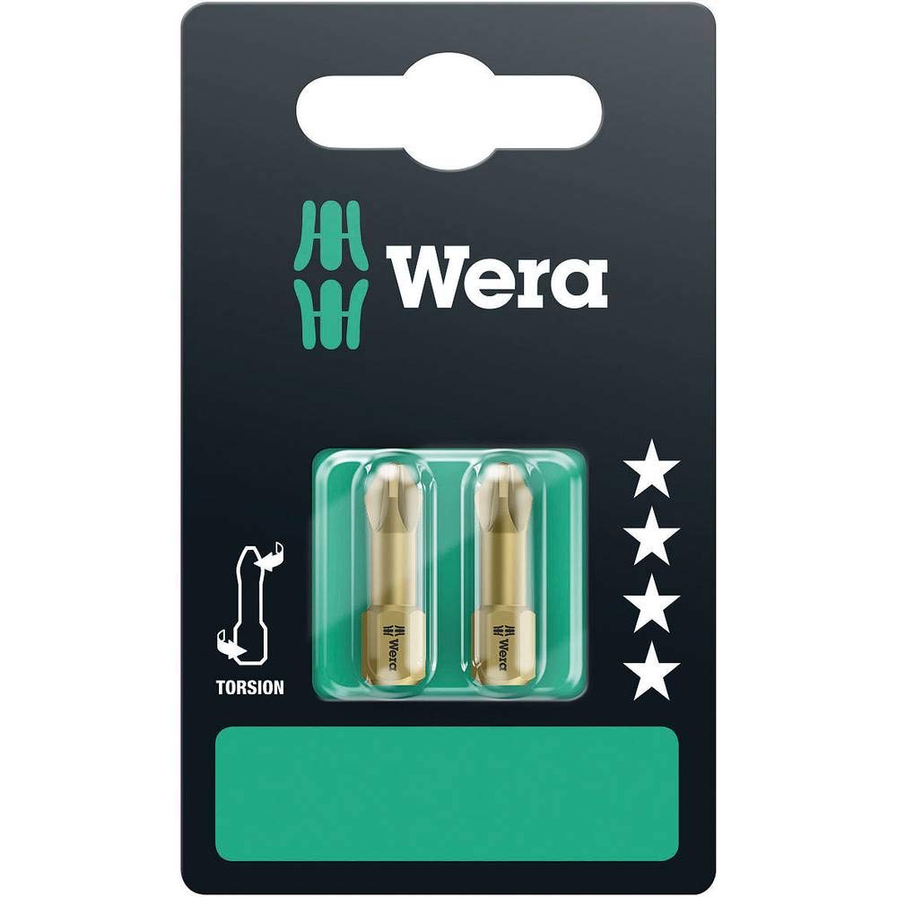 Wera 05073370001 855/1 TH Premium Pozidriv PZ1 Screwdriver Bits, P...