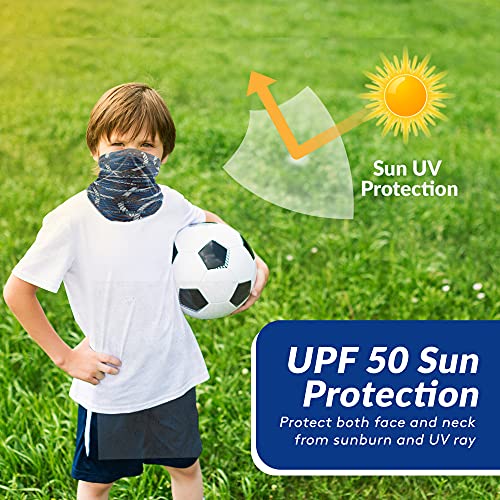Debrief Me - Face Cover Bandana Dust Mask for Kids Neck Gaiter Summer Balaclava Adjustable