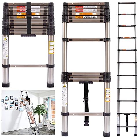 8.5ft AUTOFU Telescopic Ladder for Home Cover