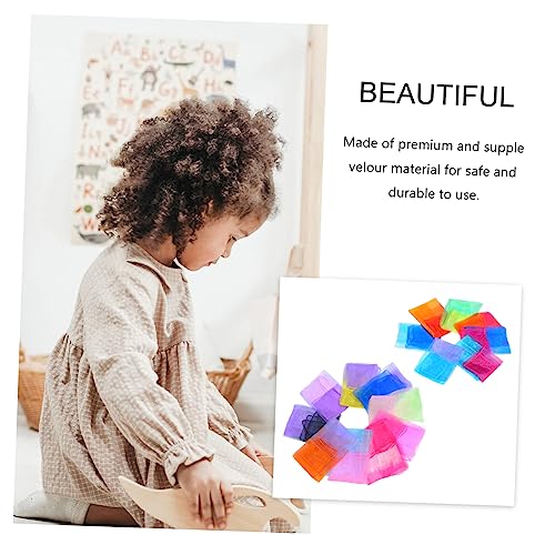 Didiseaon 30pcs Boys and Girls Gradient Scarf for Dance Performance Kindergarten Lightweight Mixed Color Scarves for Boys Girls for Activities3