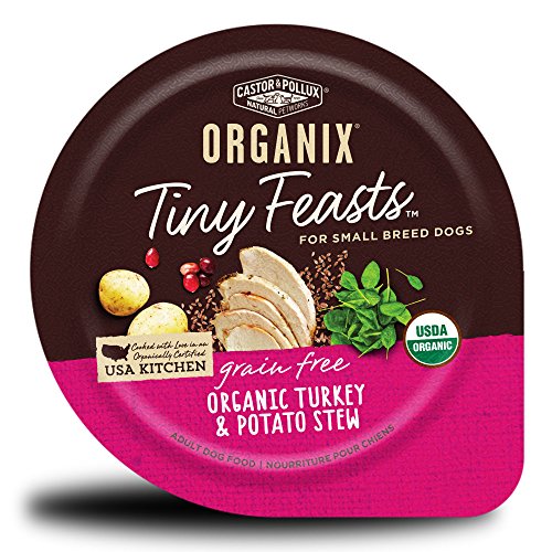 Castor & Pollux, Stew Organix Gluten Free Turkey Sweet Potato Tiny Feast Organic, 3.5 Ounceâ€¦