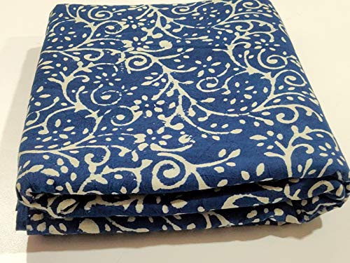 Tissu en coton imprimé fleur de Jaipur pour rénover housse de canapé - 3