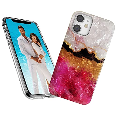Coque iPhone 12 Pro paillettes idée cadeau femme élégante et fine