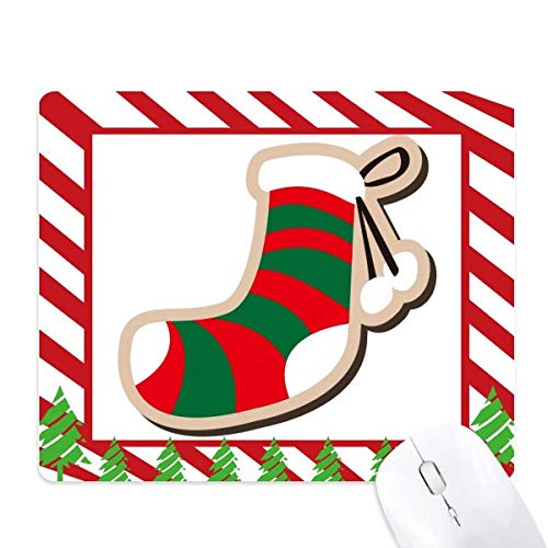 Tapis de souris dessin animé Noël le cadeau idéal avec motif chaussette