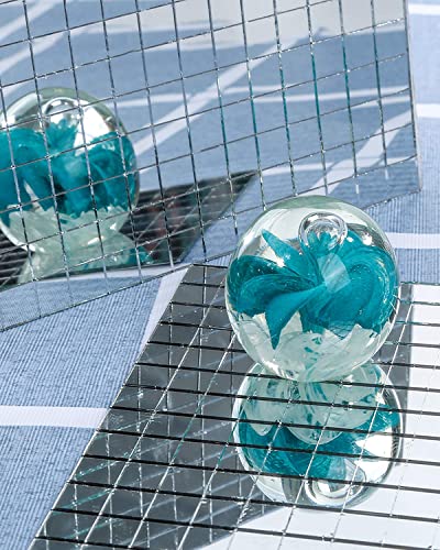 Pp Opount 144 Pieces 1 Inch Square Mosaic Mirror Tiles, Self-Adhesive Glass Mirrors Mosaic Sticker For Diy Craft Decoration(1 X 1 Inch) #TOP5