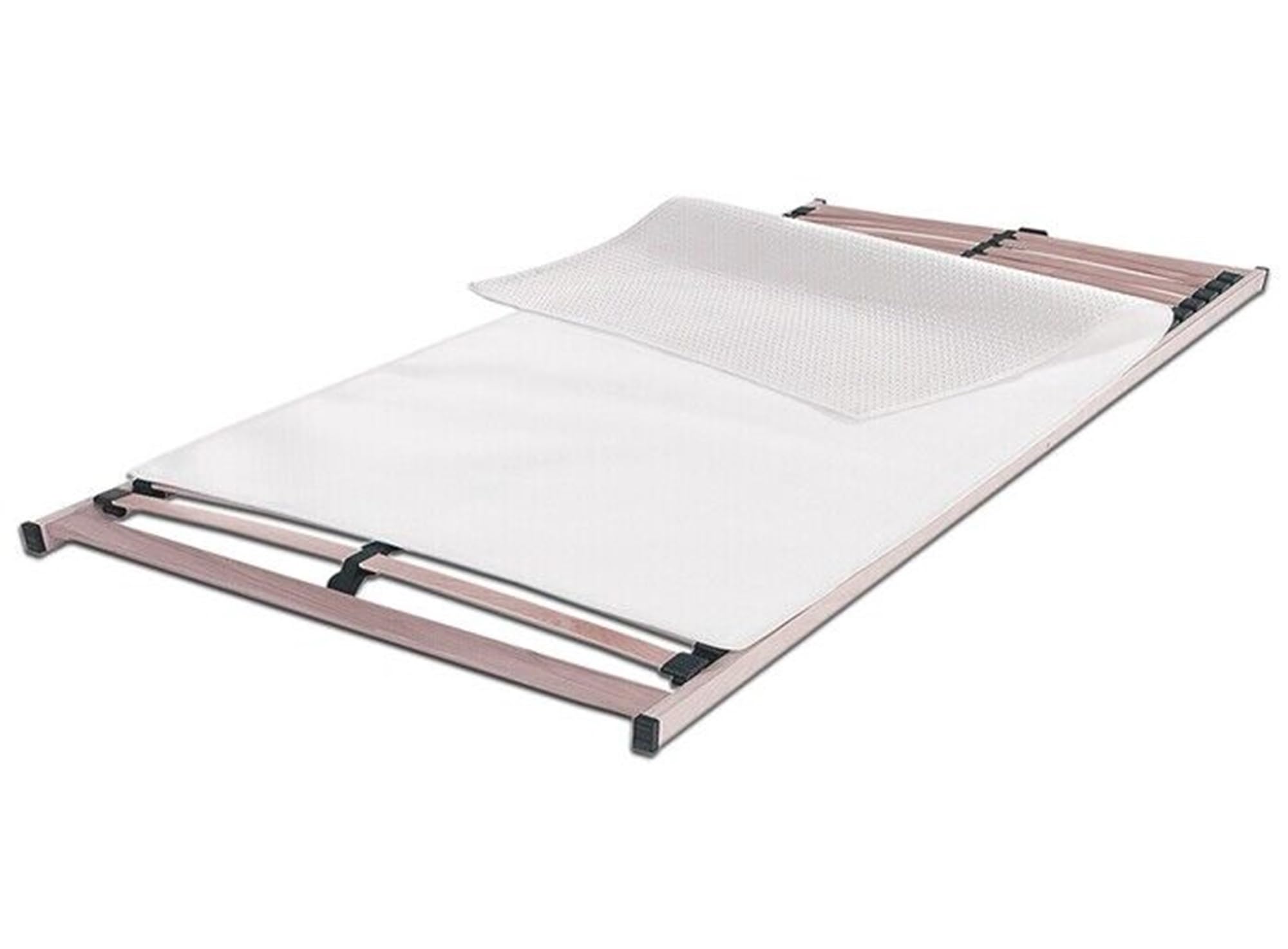 Protège-Matelas Antidérapant Bronze 140x200cm - Pour Sommier à Lattes - Picots - Évite Glissement