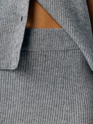 Jupe courte en tricot Objviola aux finitions soignées de la marque - 6