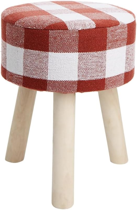 The Lakeside Collection Buffalo Check Stools - Green