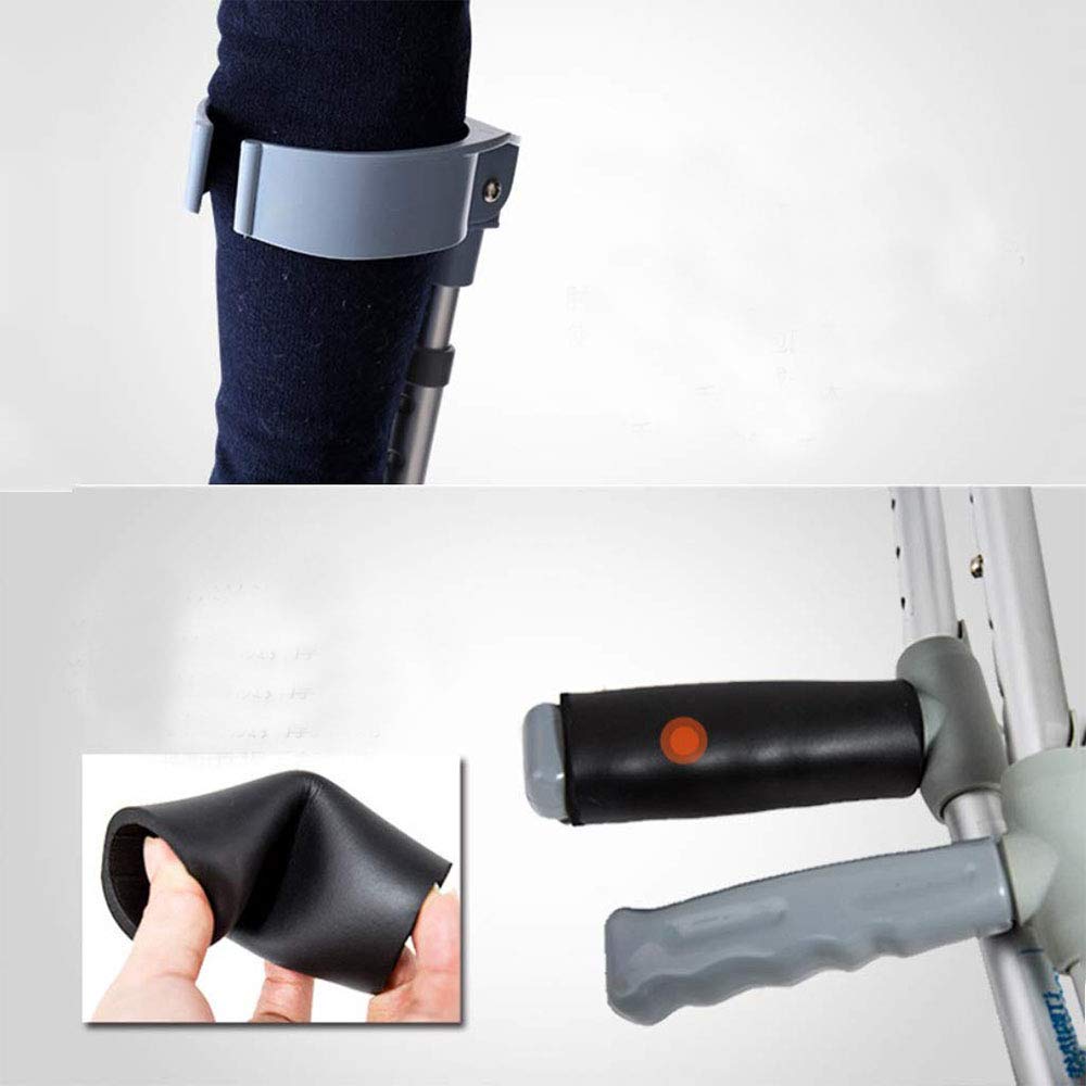Kijki do chodzenia, kule ortopedyczne, aluminiowe kule ortopedyczne dla dorosłych i nastolatków, regulowane, lekkie, ergonomiczne uchwyty, wygodne uchwyty, wytrzymałe aluminium o wysokiej gęstości,