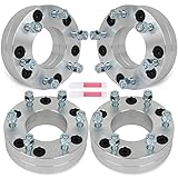 SCITOO 4Pcs 5x135 to 6x5.5 Wheel Adapters 2 inch Bore 87.1mm Studs 12x1.5 5 Lug Wheel Spacers No Hubcentric Fit for Lincoln Blackwood 2002-2003,for Ford for F-150 1997-2003