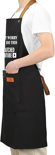 Miniatura 5 de Regalos de cumpleaños para hombres, regalos para marido de esposa, regalos para novio papá, delantales de parrilla con correa ajustable para el