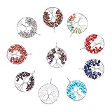 Material: Stein gemischt. Farbe: Platinfarben und Melangee