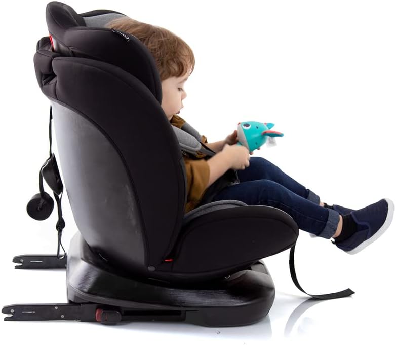 Cosco Kids, Cadeirinha Evolutty 360 X, 0 a 36kg, com Giro 360º e Isofix, Cinza Mescla