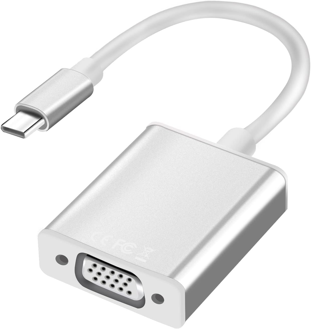 RyzCare USB C Male to VGA Female Adapter 1080P@60Hz, Type C to VGA Converter Thunderbolt 3/4 Compatible with iPhone 15 Plus/15 Pro Max, MacBook Pro, iPad Pro, Surface Book 2 and More - Silver-image-28