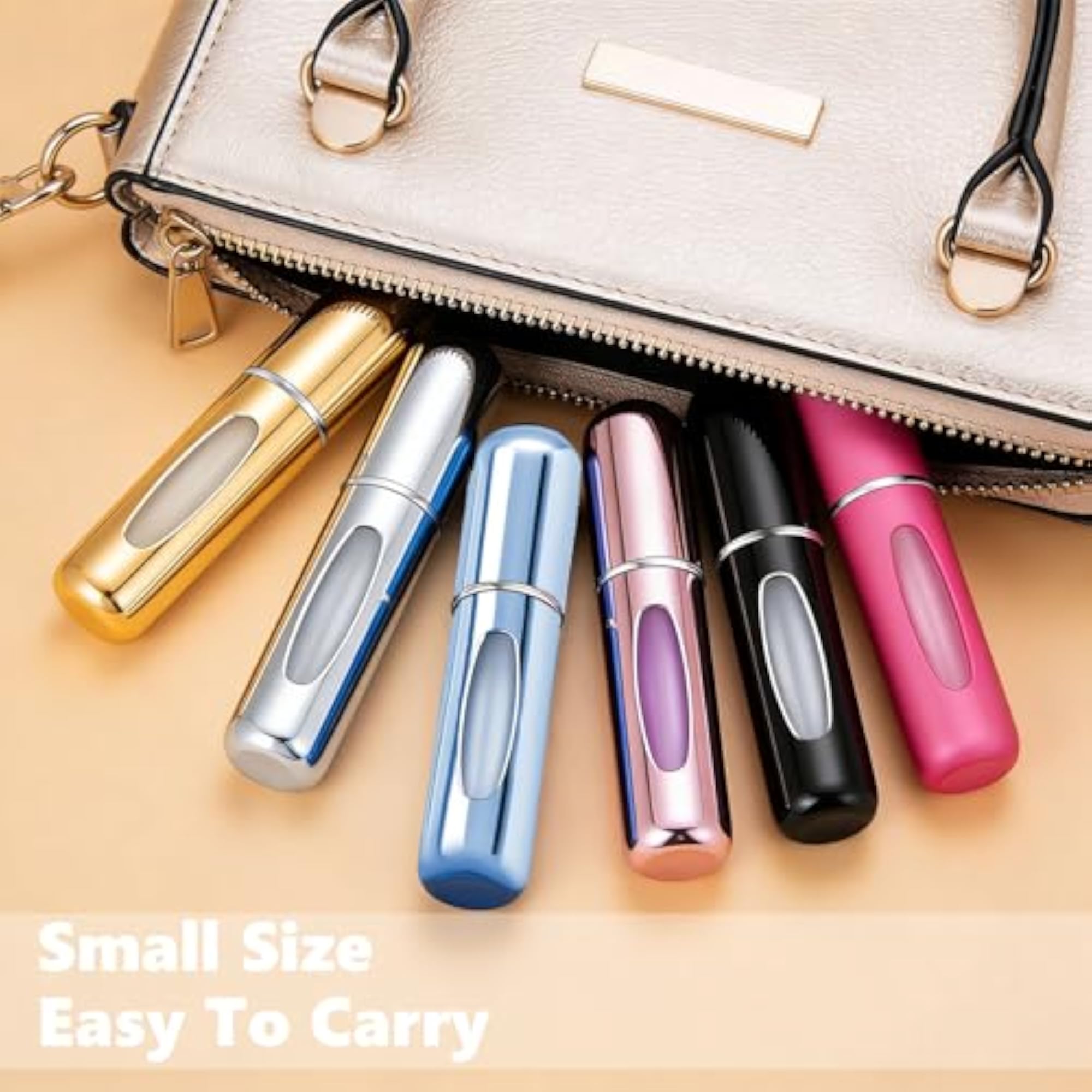 6pcs Mini Refillable Perfume Atomiser Bottles
