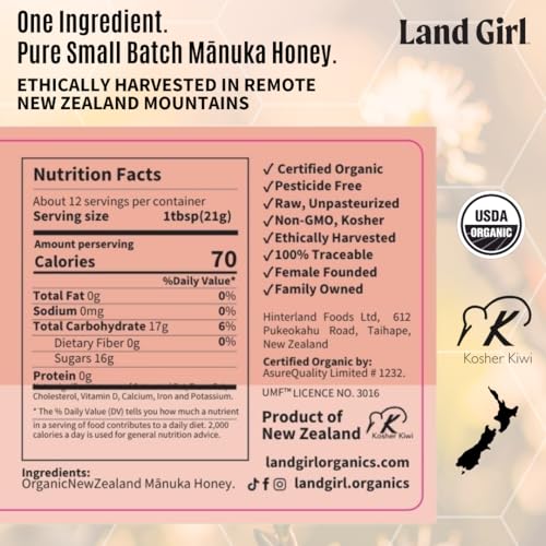 Miel Manuka Orgánica UMF 10+ Jarabe 250 g miniatura 2