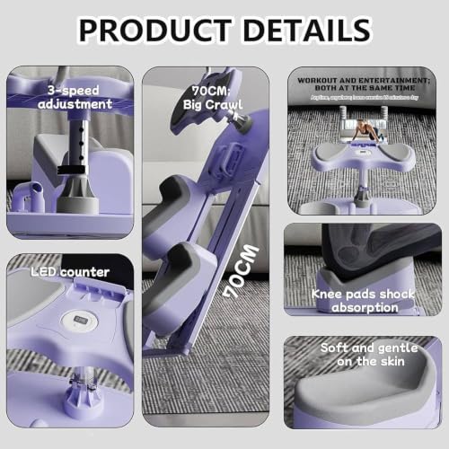Entrenador abdominales multifuncional con 3 alturas ajustables para torso 3