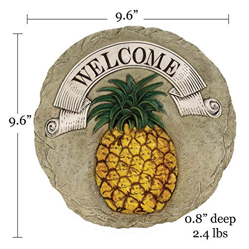 image for Spoontiques - Garden Décor - Pineapple Stepping Stone - Decorative St