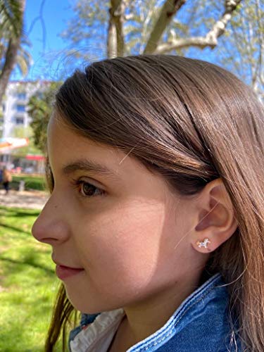 Pendientes de oro sin pérdidas gracias al cierre de seguridad 3