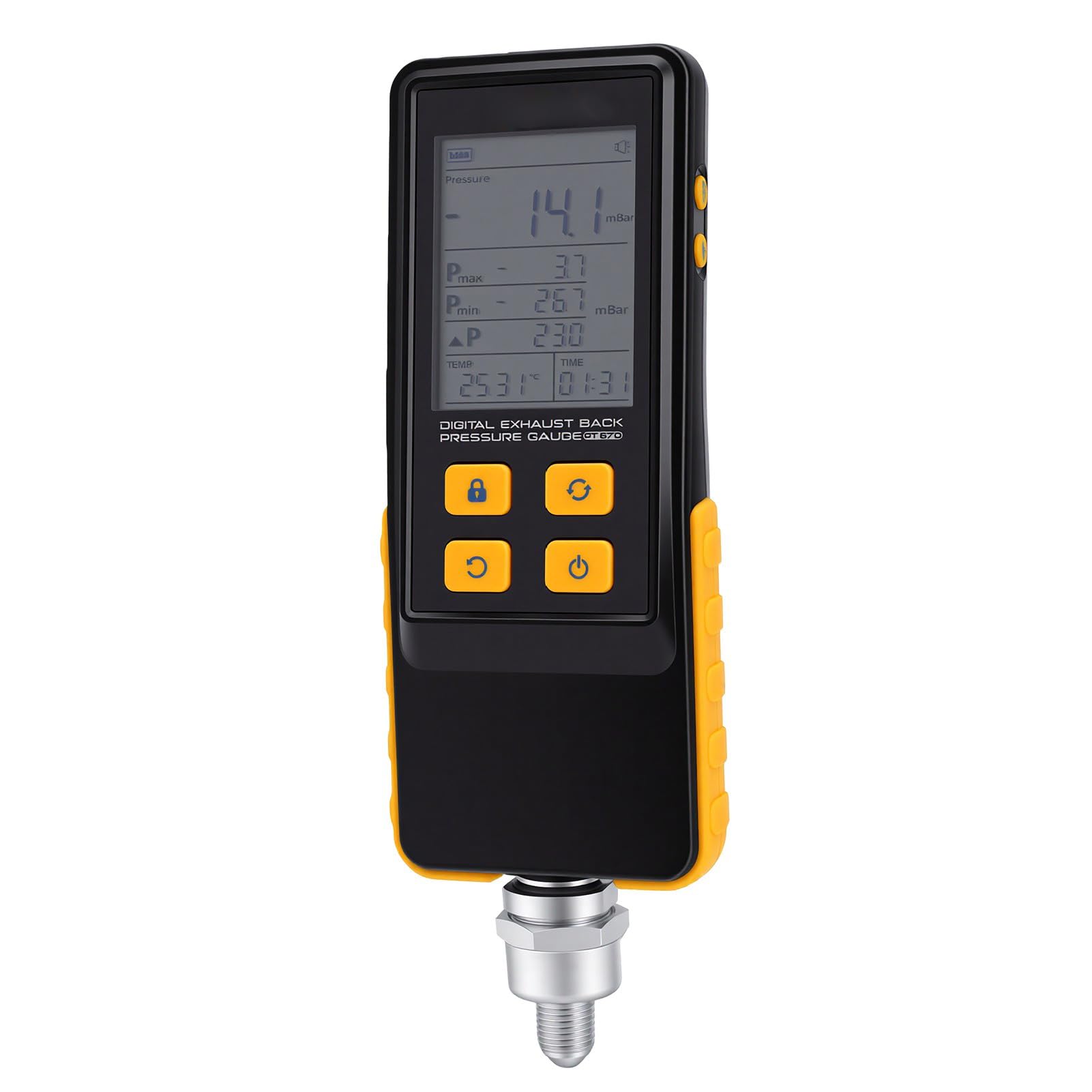 Marhynchus Abgasgegendruckprüfer, Abgasdrucktester 500 Bis 2000 MBar, 2,8