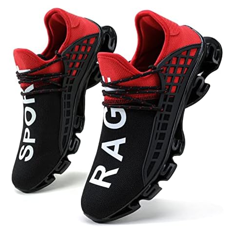 Fushiton Mens Trainers Tennis Non-Slip Athletic Gym Fitness Jogging Training Sneakers Running Walking Lightweight Outdoor Sports Shoes for Men Cover