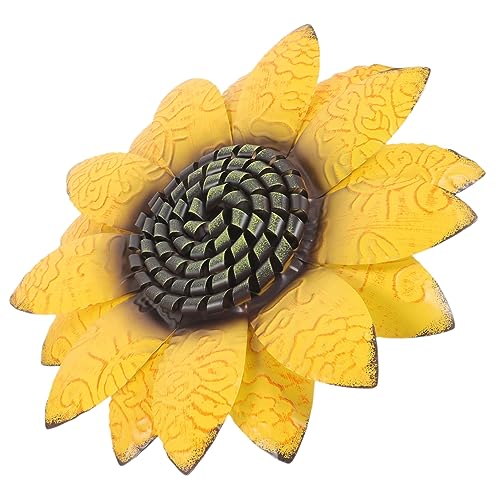 Art mural floral tournesol pour habiller un mur vide de salon