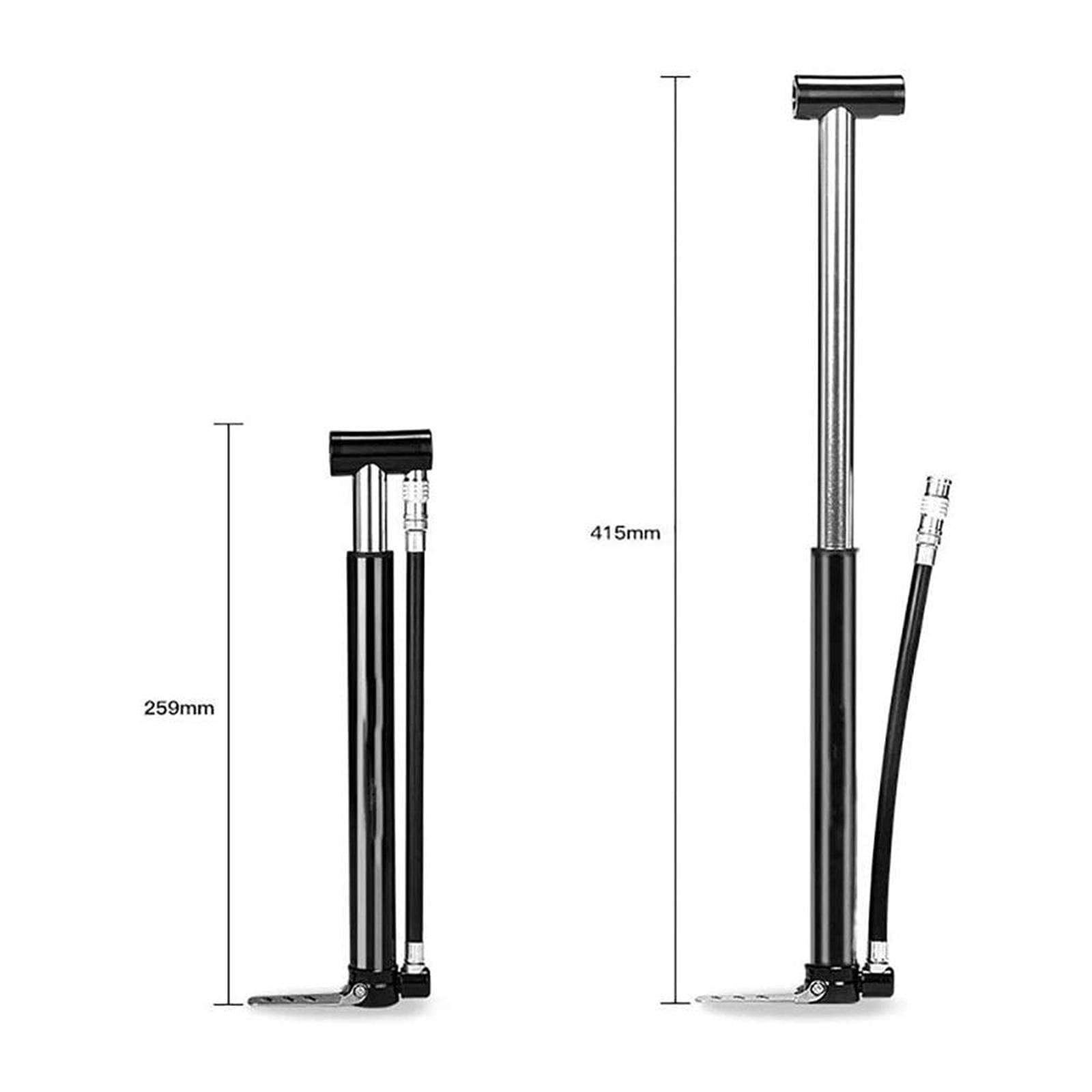 Mini pompe à vélo portable avec kit de montage pour pneus de montagne et vélos
