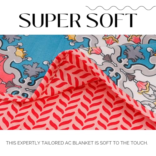 Image of HOMEKART Super Soft Cotton Printed Dohar |AC Blanket| Quilt /Duvet for Single Bed 60x86in, 250 GSM -Value Pack Bulk Bedding Set for Hotels, Hostels, PGs & Wholesale Ideal for Diwali Gifting- Pack of 5
