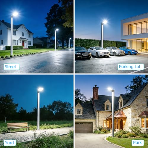 Dream Eeve 150W LED Parking Lot Light Trunnion Mount Dusk to Dawn 5000K Commercial Area Security LED Parking Lot Lights Outdoor IP65 Waterproof 85-277V by Dream Eeve - Used condition - Image 7