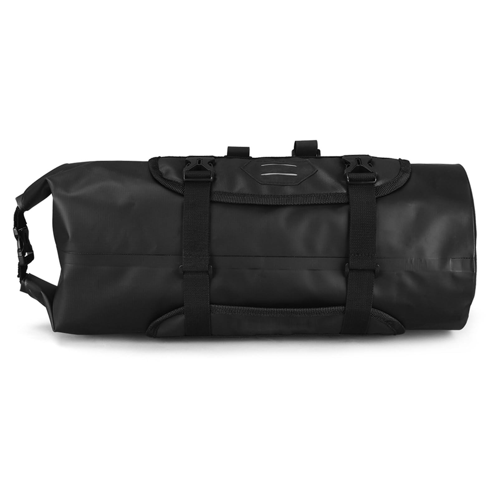 Lixada Wodoodporna torba rowerowa Mountain Road MTB rowerowa przednia rama kierownicy pannier sucha torba z regulowanym zamkiem błyskawicznym 3L-7L (czarna)