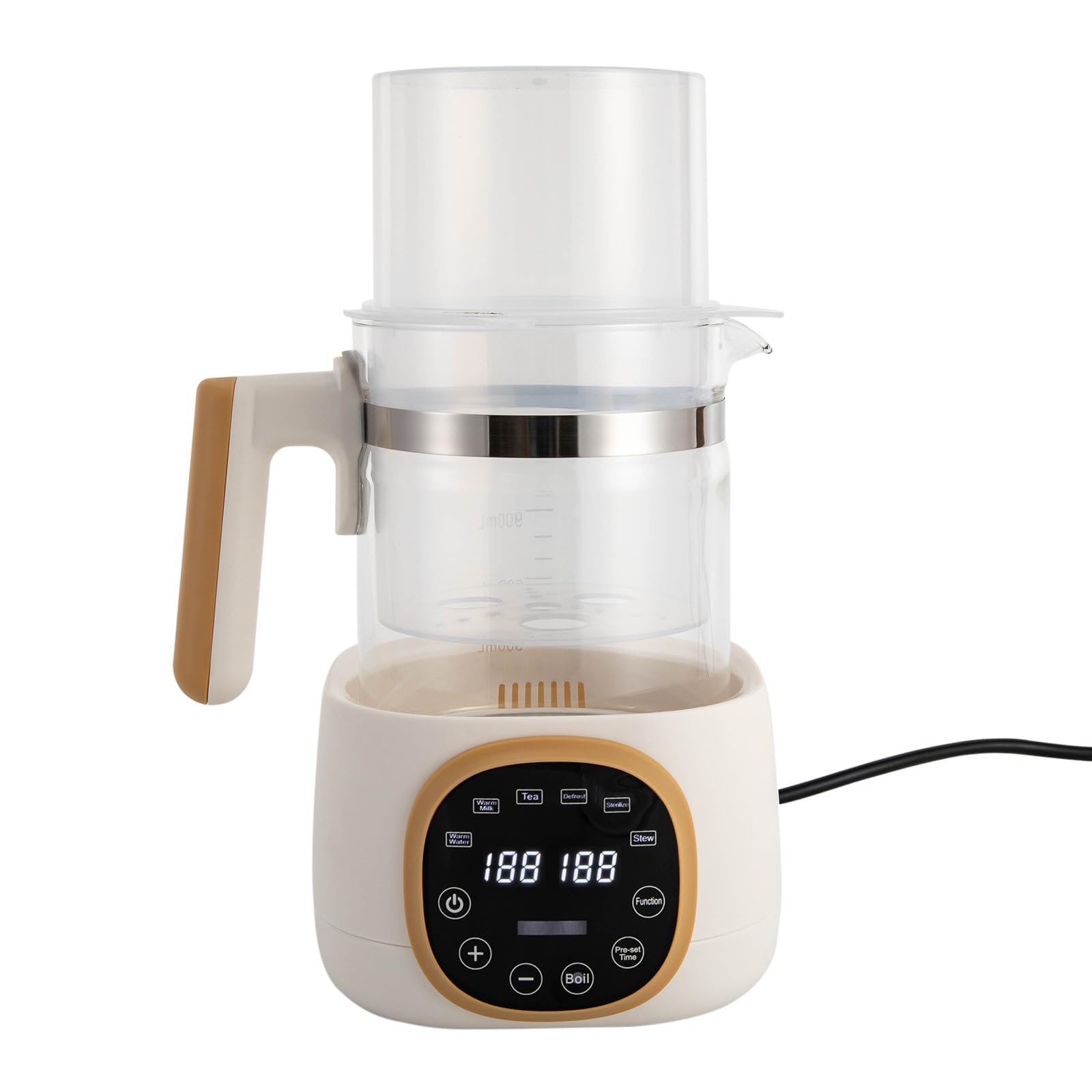 Máquina para biberones para bebés, mantiene caliente 72 horas, calentador de biberones para bebés, comida para bebés, hervidor eléctrico rápido
