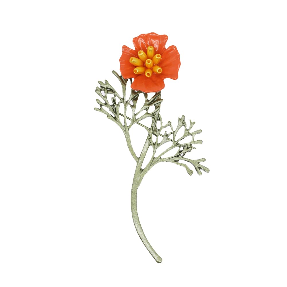 Crystal Pearl Flower Brooches Pins Fashion Beautiful Created Rhinestone Floral Brooch Good Idea for Party Dance Wedding Banquet for Elegant Women Girl