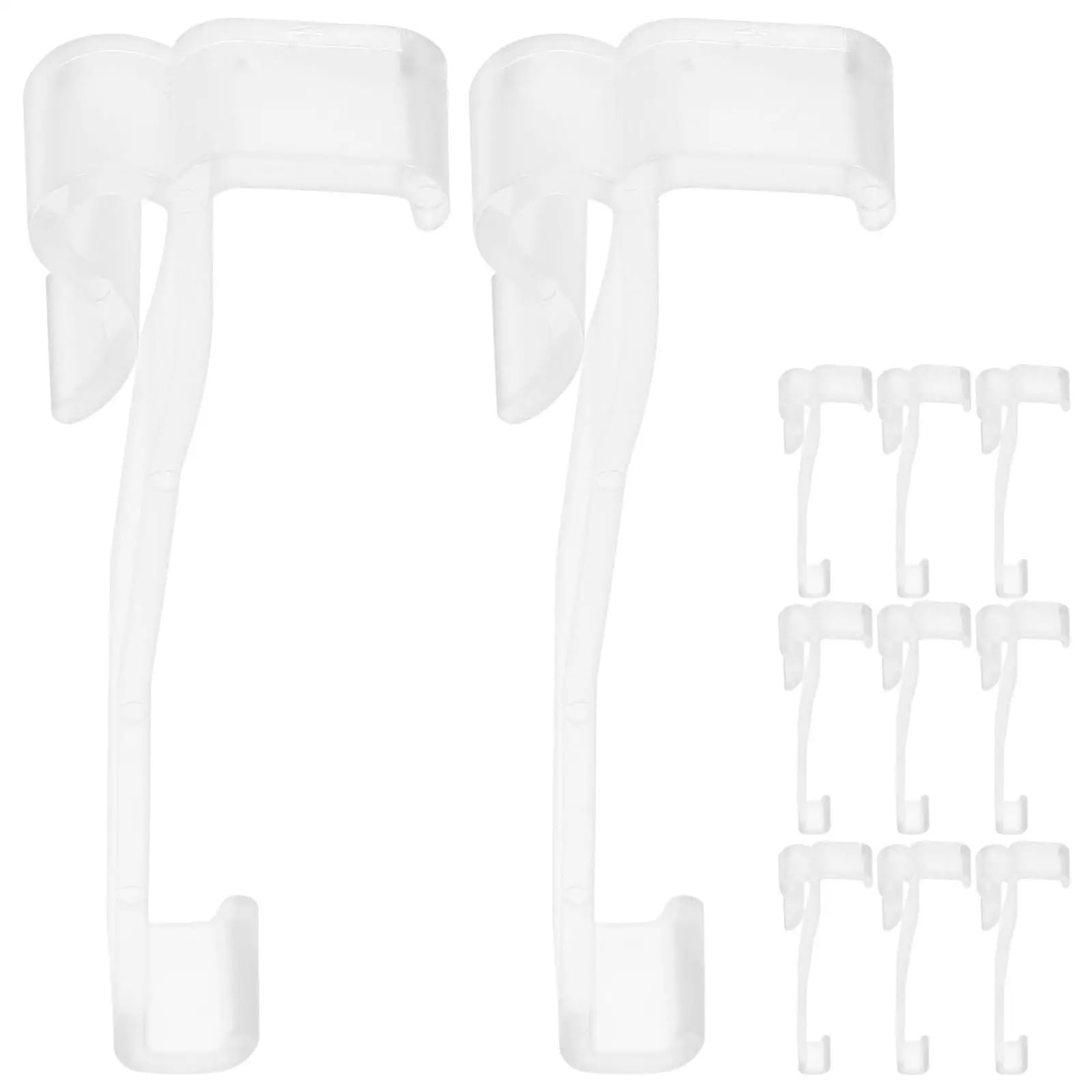 48 Pcs Vertical Blind Valance Clips Curtains Accessories Clear Replacement Parts for Window Blinds Home Office