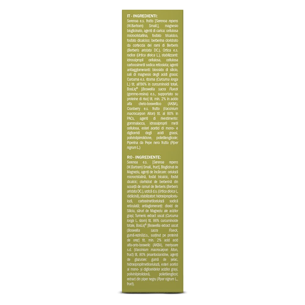Laborest | Prostanox | 30 Compresse | Estratti Secchi di Serenoa, Magnesio Bisglicinato, Senza Glutine e Lattosio | Benessere Quotidiano Maschile | Integratori