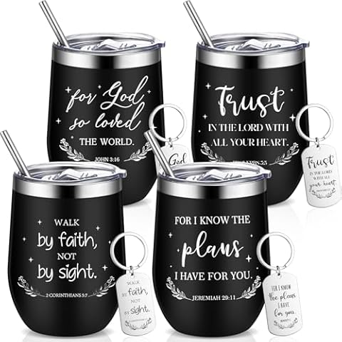 Skylety Christian Tumbler and Keychain Set Cover