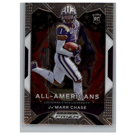 2021 Panini Prizm Draft Picks #185 Ja'Marr Chase LSU Tigers All American (Rookie Year Card) NFL Football Card NM-MT