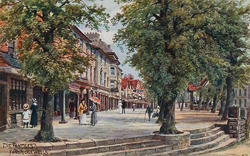 Affiche Les Pantiles Tunbridge Wells d'Alfred Robert Quinton Peinture Toile Salon 60x90cm