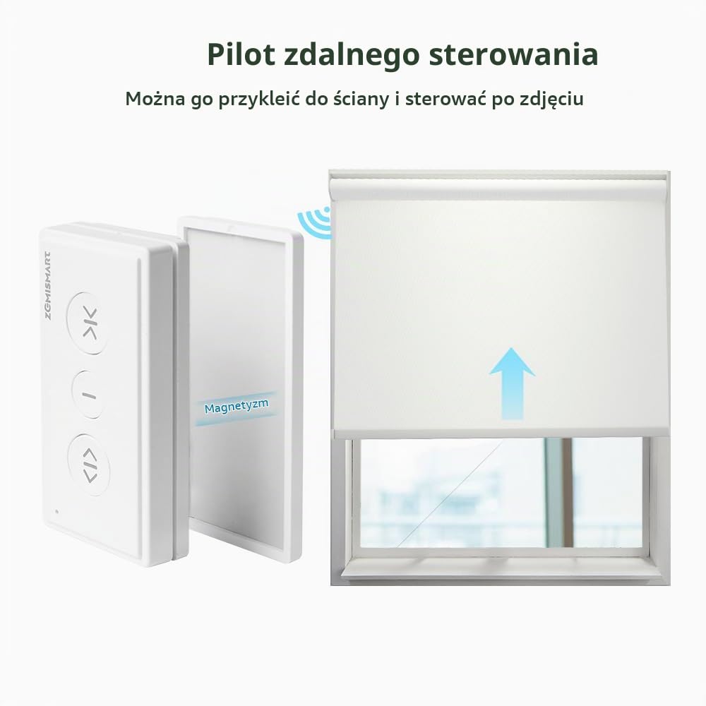 zemismart Tuya silnik WiFi do rolet,37 mm,sterowanie głosowe/aplikacja/timer,Alexa Control,silnik lampowy. inteligentne rolety DIY