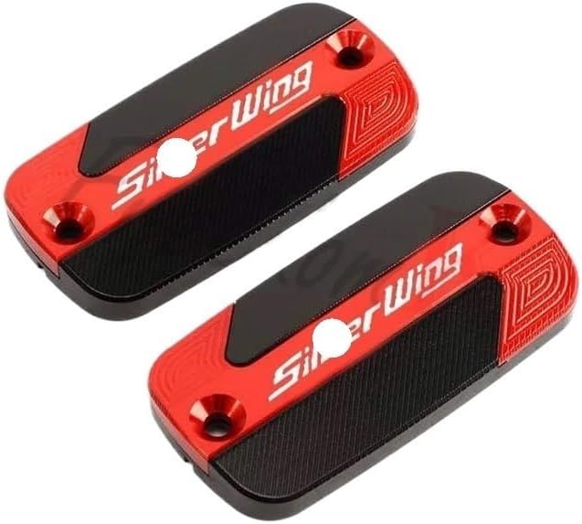 Rear Brake Fluid Reservoir Safeguard Motorcycle Front Brake Fluid Reservoir Cover Cap Accessories for FCS600 for Silverwing FCS 600 for Silver Wing 2001-2011 2010 2019