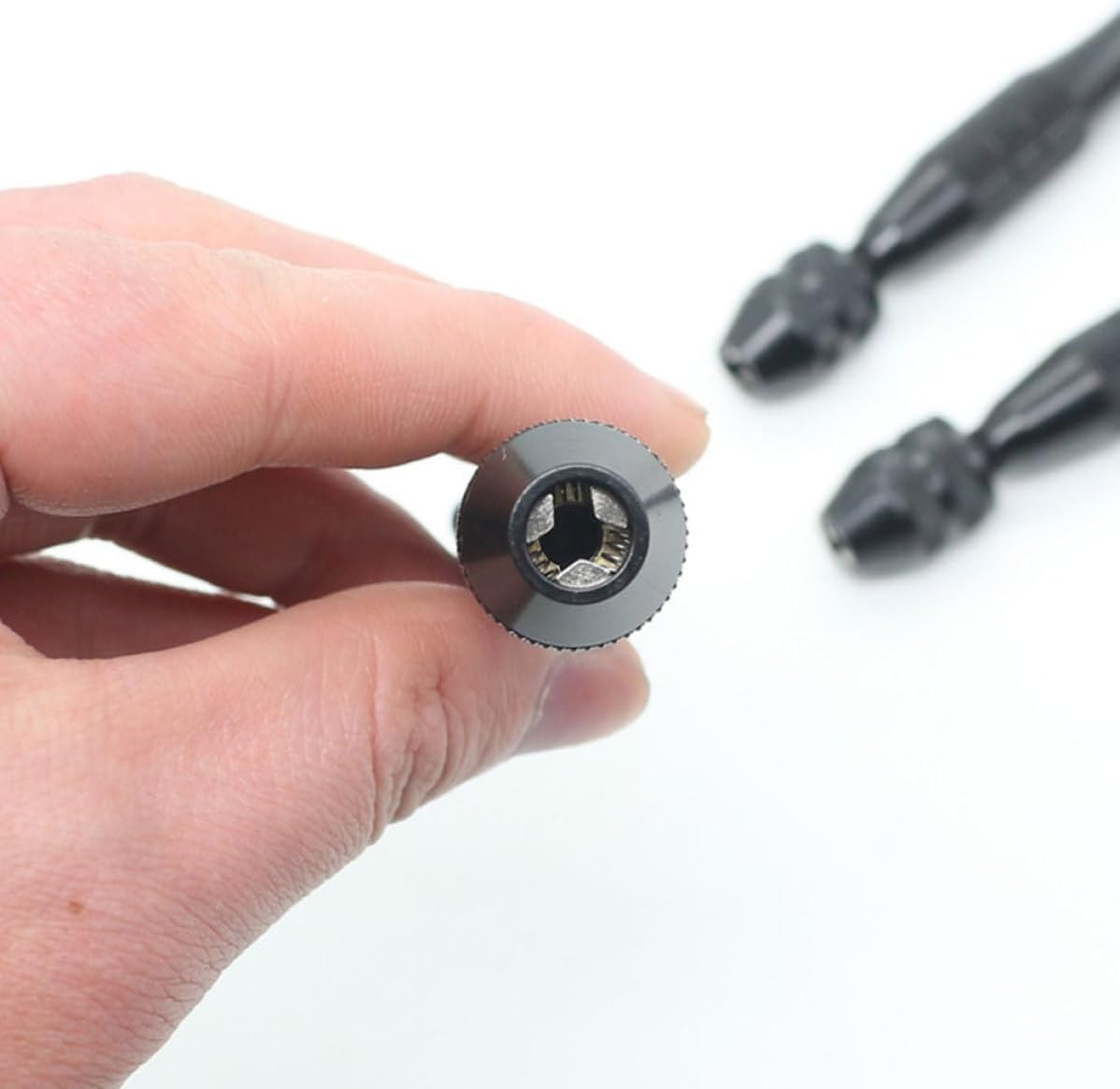 11 Pcs Hand Drill Tool Set with 6mm Collet and Mini Chuck