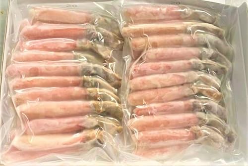 生食用 しゃぶしゃぶ用 冷凍生 ズワイカニポーション むき身1kg(25本入り×2)訳あり メガ盛り お歳暮 京都食彩市場