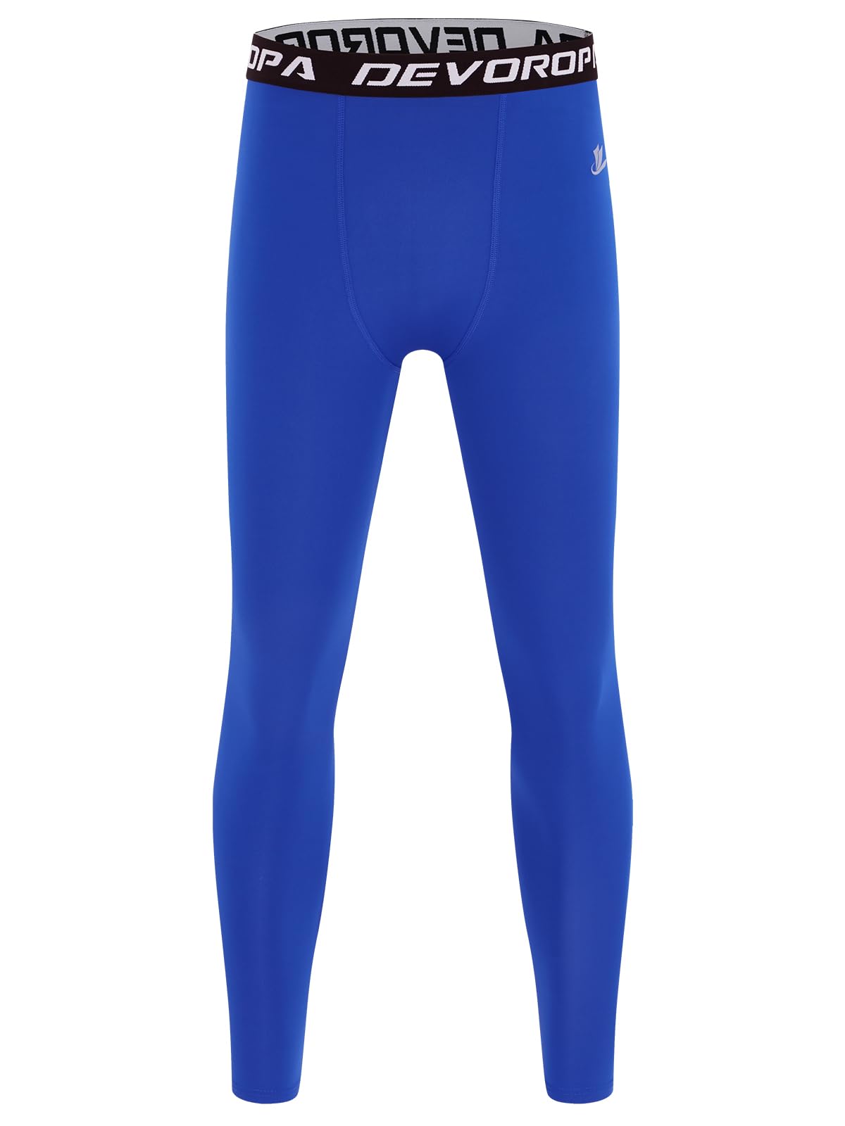 DEVOROPA Boys Leggings Youth Compression Pants Sports Tights Basketball Football Baseball Soccer Baselayer Slim/Regular/Husky