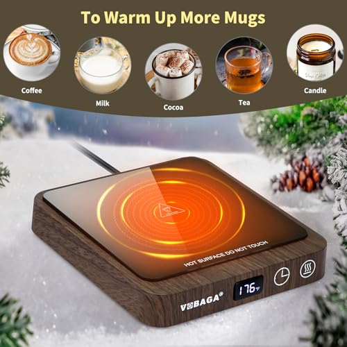 Taza de café inteligente con tres ajustes de temperatura y base 6